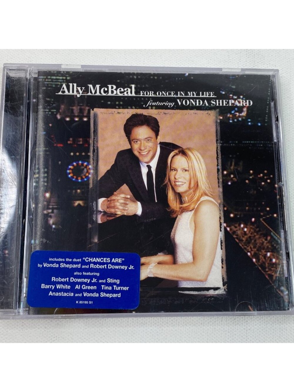 Ally McBeal Featuring Vonda Shepard For Once In My Life 2001 Soundtrack Music CD